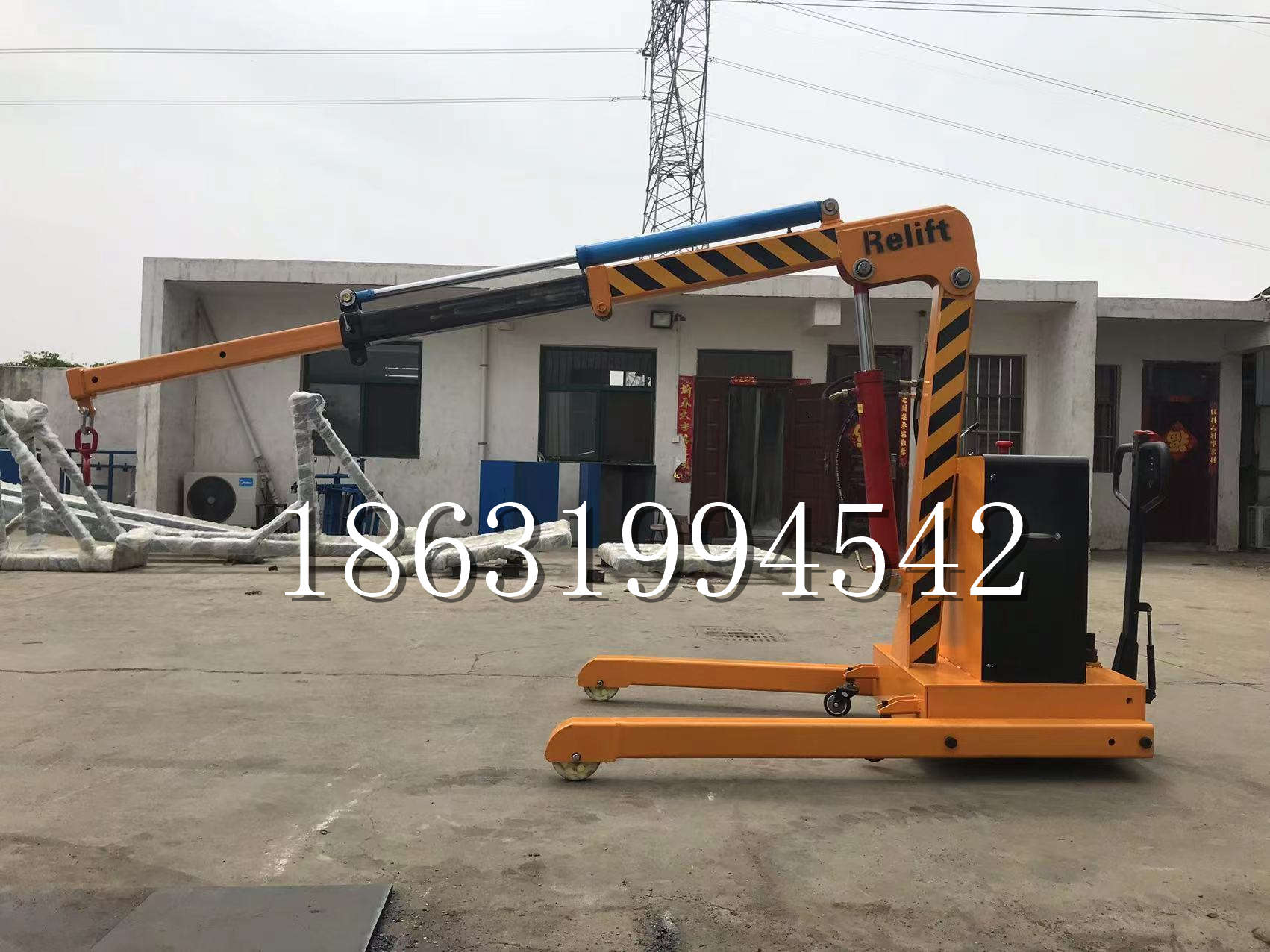 阿巴嘎旗久征定做3吨三轮随车吊 农用园林绿化移树吊 平板工程用小吊机